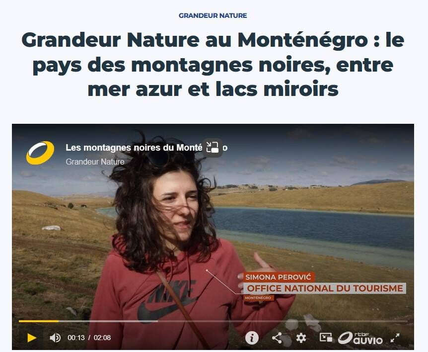 Mediji iz Francuske i Belgije poručuju svojim čitaocima da posjete Crnu Goru