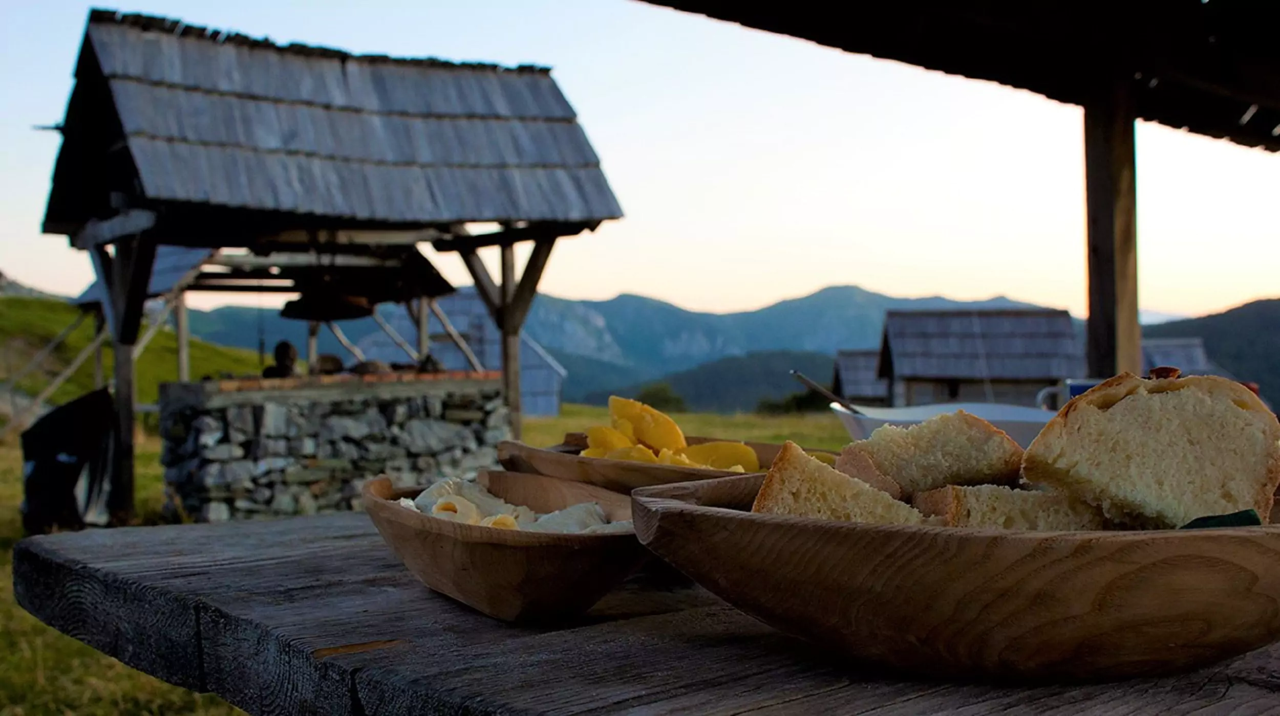 Food in katuns of Montenegro